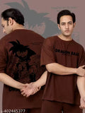 Men Printed Oversized Tee | Soft Cotton Blend Fabric | Long-Lasting Graphic Design | Loose Fit Comfort | Perfect for Young Men & Casual Outings,Size-(M).