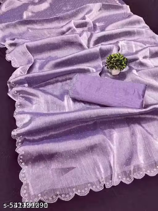 Heavy Sirosky Work Jimmi choo Saree